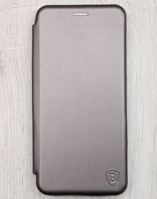 Уценка! - Чехол-книжка JR для Xiaomi Redmi 9 - Grey (не работает магнит)