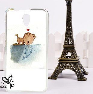 Чохол із малюнком для Lenovo A319 - Кіт та риба