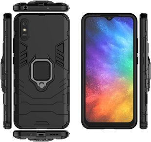 Удароміцний чохол Transformer Ring для Xiaomi Redmi 9A - Black