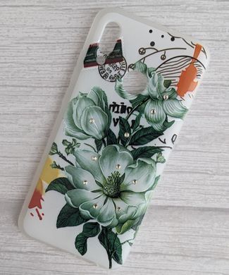Силиконовый чехол для Huawei P Smart 2019 - Light Blue Print