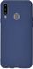 Силиконовый чехол для Samsung Galaxy A20S - Dark Blue (22073). Фото 1 из 7