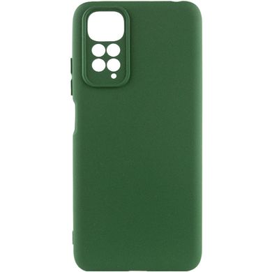 Защитный чехол Hybrid Silicone Case для Xiaomi Redmi Note 11 - Dark Green