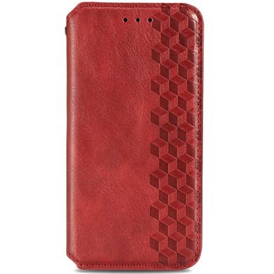 Чехол-книжка Getman Cubic Wallet для для Xiaomi Redmi 13C - Dark Red