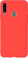 Силиконовый чехол для Samsung Galaxy A20S - Red
