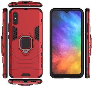 Удароміцний чохол Transformer Ring для Xiaomi Redmi 9A - Red