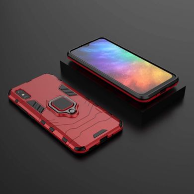 Ударопрочный чехол Transformer Ring для Xiaomi Redmi 9A - Red