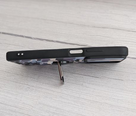 Ударопрочный чехол Transformer Ring для Xiaomi Redmi 10 - Dark Blue Camshield