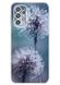 Силіконовий (TPU) чохол із малюнком для Samsung Galaxy A23 - Квіти на блакитному тлі. (72451). Фото 1 із 6