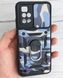 Ударопрочный чехол Transformer Ring для Xiaomi Redmi 10 - Dark Blue Camshield (17840). Фото 1 из 11