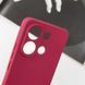 Чехол Hybrid Premium Silicone Case для Xiaomi Redmi Note 13 - Dark Red (19672). Фото 5 из 18