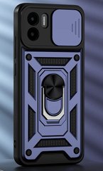 Ударопрочный чехол Hybrid Ring Camshield для Xiaomi Redmi A1 / A2 - Dark Blue