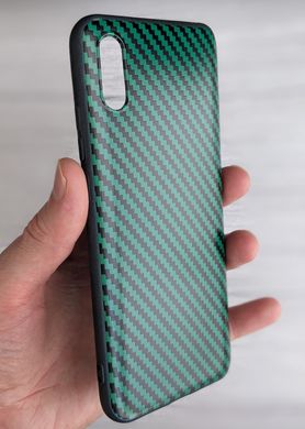TPU чехол Lite Carbon для Xiaomi Redmi 9A  - Green