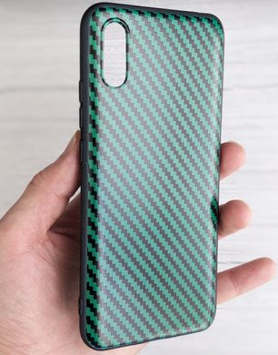 TPU чохол Lite Carbon для Xiaomi Redmi 9A - Green