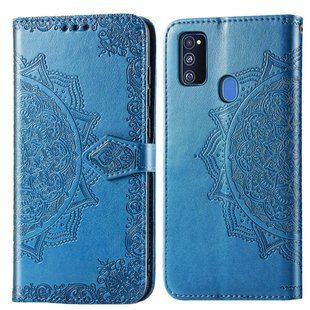 Чехол-книжка JR Art для Samsung M30S / M21 - Blue