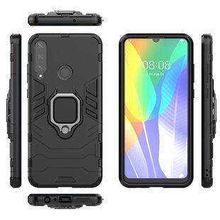Удароміцний чохол Transformer Ring для Huawei Y6p - Black