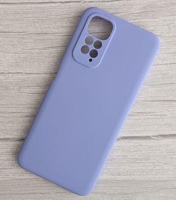 Защитный чехол Hybrid Silicone Case для Xiaomi Redmi Note 11 - Light Purple