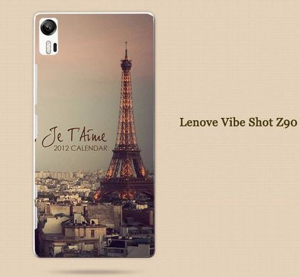 Чехол с рисунком для Lenovo Vibe Shot Z90 - Париж