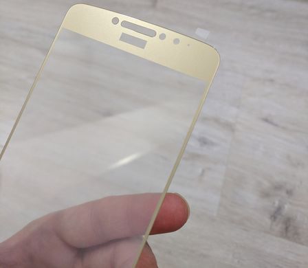 Full Cover защитное стекло для Motorola Moto E4 Plus - Black