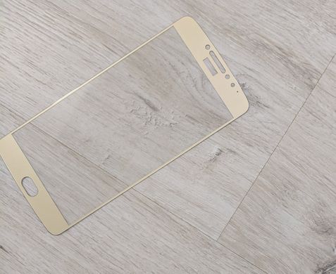 Full Cover защитное стекло для Motorola Moto E4 Plus "gold"