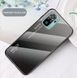 TPU+Gradient Glass чехол для Xiaomi Redmi Note 10 - Black