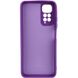 Защитный чехол Hybrid Silicone Case для Xiaomi Redmi Note 11 - Purple (35846). Фото 3 из 4