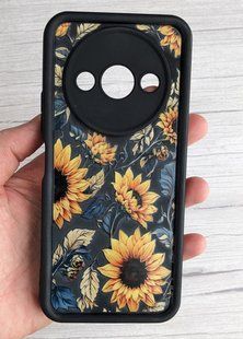 Силиконовый чехол с рисунком для Xiaomi Redmi A3 - Большой цветок