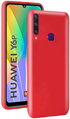 Силіконовий (Soft-Touch) чохол для Huawei Y6p - Red