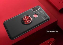 Чехол Hybrid Ring под магнитный держатель для Xiaomi Redmi Note 7 / Note 7 Pro - Red