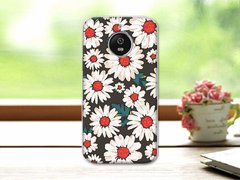 Чехол с рисунком для Motorola Moto E4 Plus - Мелкие цветки