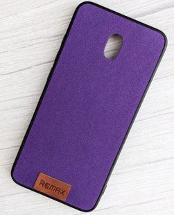 Чехол с тканевой поверхностью TPU+Textile для Xiaomi Redmi 8A - Purple