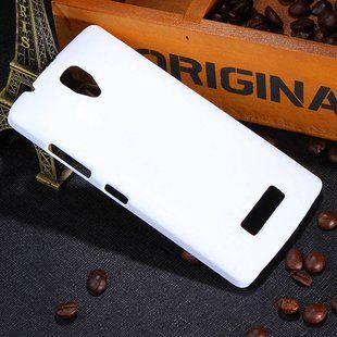 Пластиковый чехол для Lenovo A2010 "белый"