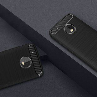 Силіконовий чохол Hybrid Carbon для Motorola Moto G5 Plus