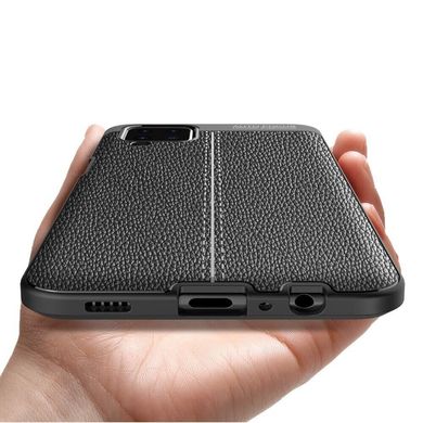 Чохол Hybrid Leather для Samsung Galaxy A12/M12 - Black