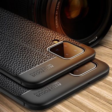 Чехол Hybrid Leather для Samsung Galaxy A12/M12 - Black