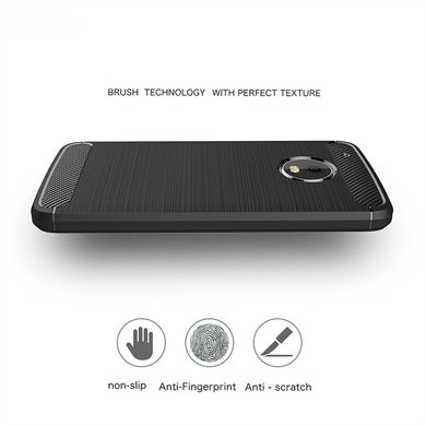 Силиконовый чехол Hybrid Carbon для Motorola Moto G5 Plus
