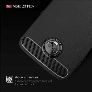Силиконовый чехол Hybrid Carbon для Motorola Moto Z3 Play