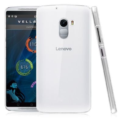 Ультратонкий силиконовый чехол для Lenovo Vibe X3 Lite/A7010/K4 Note "серый"