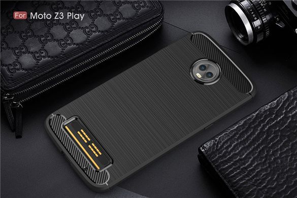 Силіконовий чохол Hybrid Carbon для Motorola Moto Z3 Play