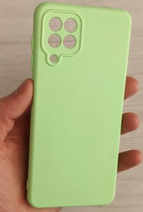 Защитный чехол Hybrid Silicone Case для Samsung Galaxy M32 / M22 - Green