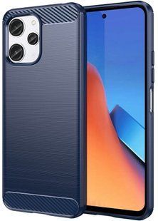 Захисний чохол Hybrid Carbon для Xiaomi Redmi 12 - Blue