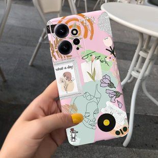 Силіконовий чохол із малюнком для Xiaomi Redmi Note 12 - Дівчина дуже стильна