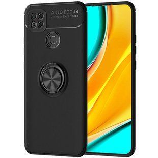 Чохол Hybrid Magnetic Ring для Xiaomi Redmi 9C - Black