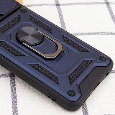 Ударопрочный чехол GETMAN Ring для Xiaomi Redmi 9C - Camshield Blue