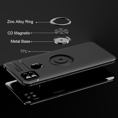 Чохол Hybrid Magnetic Ring для Xiaomi Redmi 9C - Black