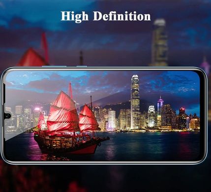 3D (Full Glue) защитное стекло для Huawei P Smart 2019 - Blue