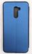Чехол (книжка) BOSO для Xiaomi Pocophone F1 - Navy Blue (13088). Фото 2 из 8