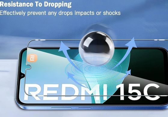 Защитное стекло 3D Full Cover для Xiaomi Redmi 15C