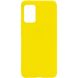 Силиконовый (TPU) чехол для Samsung Galaxy A03s - Yellow (49391). Фото 1 из 2
