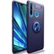 Чехол Hybrid Car Magnetic Ring для Realme C3 - Dark Blue