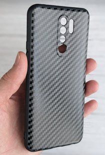 Силіконовий чохол Hybrid Carbon для Xiaomi Redmi 9 - Navy Black